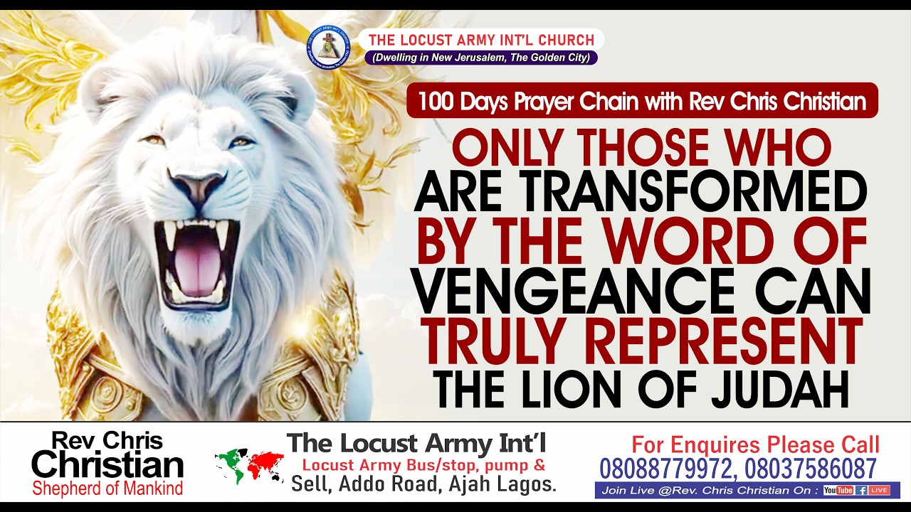 Only Those Who Are Transformed by the Word of Vengeance Can Truly Represent the Lion of Judah
