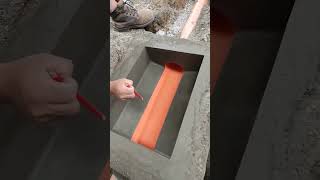 CAJA DE REGISTRO Y INSTALACIÓN DE DESAGUE #construccion #shorts #breakingnews #viral