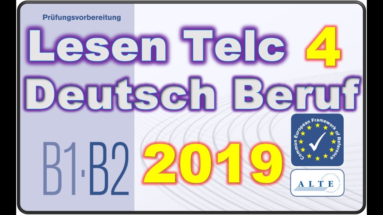 Modelltest (4) B1-B2 Beruf Lesen Deutsch