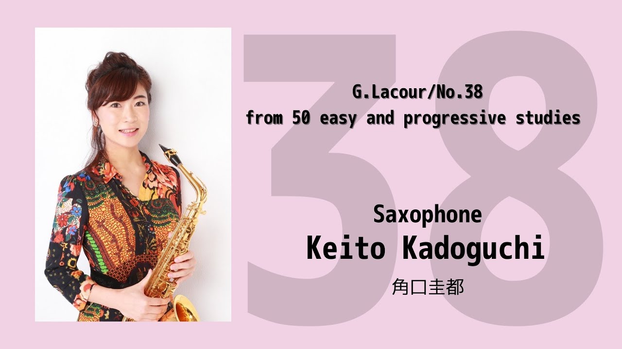 No. 38 from G.LACOUR / 50 easy and progressive studies ラクール 50