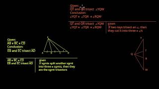 Short Proofs with Segment and Angle Trisection