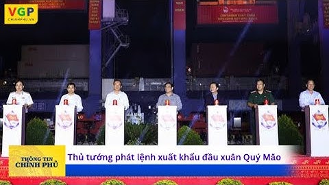 Thủ tướng phát lệnh xuất khẩu tại Tân Cảng Sài Gòn