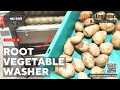 Root vegetable washer  potato washing  potato peeling  carrot washer
