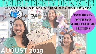 DOUBLE DISNEY UNBOXING: Bibbidi Bobbidi Boxes and Gifts from Mickey | August 2019