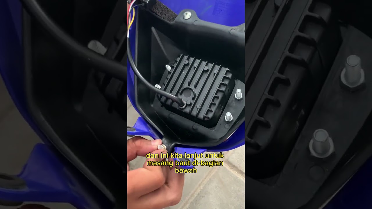 Pemasangan Reflektor Daymaker HARVY MX!!