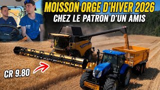 MOISSON ORGE D'HIVER 2026 🌾 | Chez le patron d'un ami | FULL NEW HOLLAND 🔵🚜 (petite vidéo)