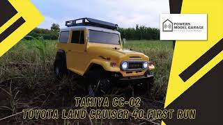 Tamiya CC-02 Toyota Land Cruiser 40 First Run