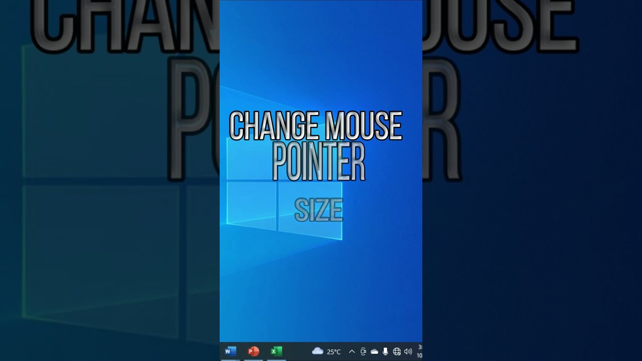 Как изменить размер указателя мыши/курсора в Windows