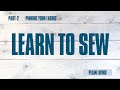 Beginner Sewing Class: pin your fabric | Learn to Sew