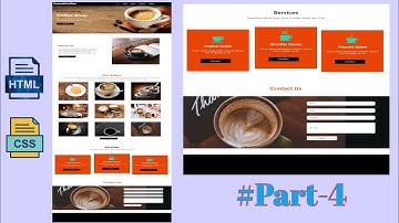Grand Coffee Shop Website Design Using HTML CSS In Hindi Part-4 | Satya Gyan A4