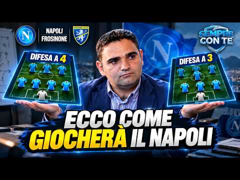 Video NAPOLI-FROSINONE: LE 2 FORMAZIONI SCELTE DA ALLEGRI | SEMPRE CON TE