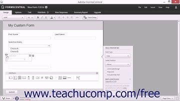Inserting and Modifying Form Fields - Adobe Acrobat XI Training Tutorial Course
