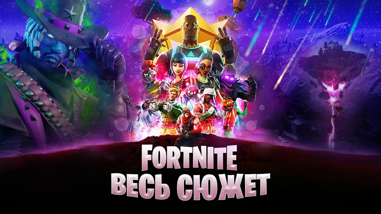 ВЕСЬ СЮЖЕТ ФОРТНАЙТ | История Fortnite | Часть 1