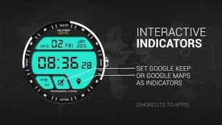 Interactive Military Digital Watch Face screenshot 4