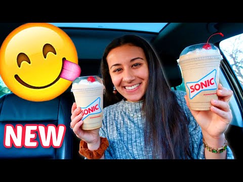 Trying Sonic NEW OREO and CLASSIC ESPRESSO SHAKES! |2020 *so yum* #sonicespressoshakes