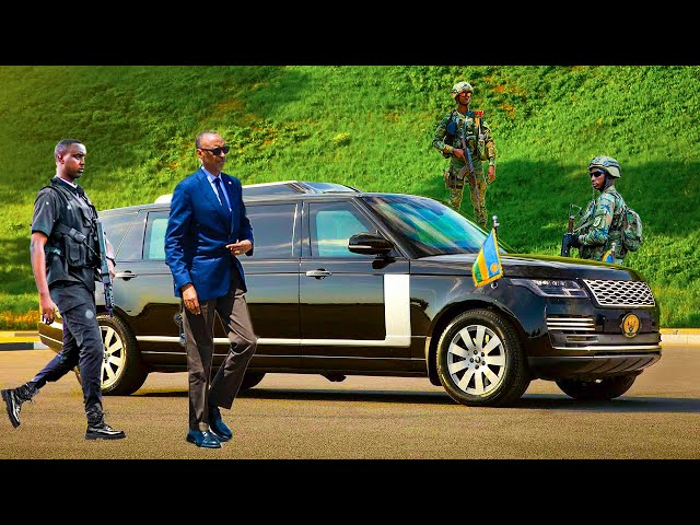 AKASAMUTWE K'IMODOKA NSHYA PEREZIDA KAGAME YAGENDEYEMO| ICUNGIWE UMUTEKANO HASI HEJURU - RANGE ROVER class=