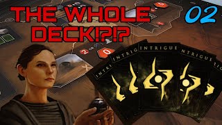 Drawing the WHOLE INTRIGUE DECK with Lady Jessica! (Group P Dune Imperium Uprising tournament)