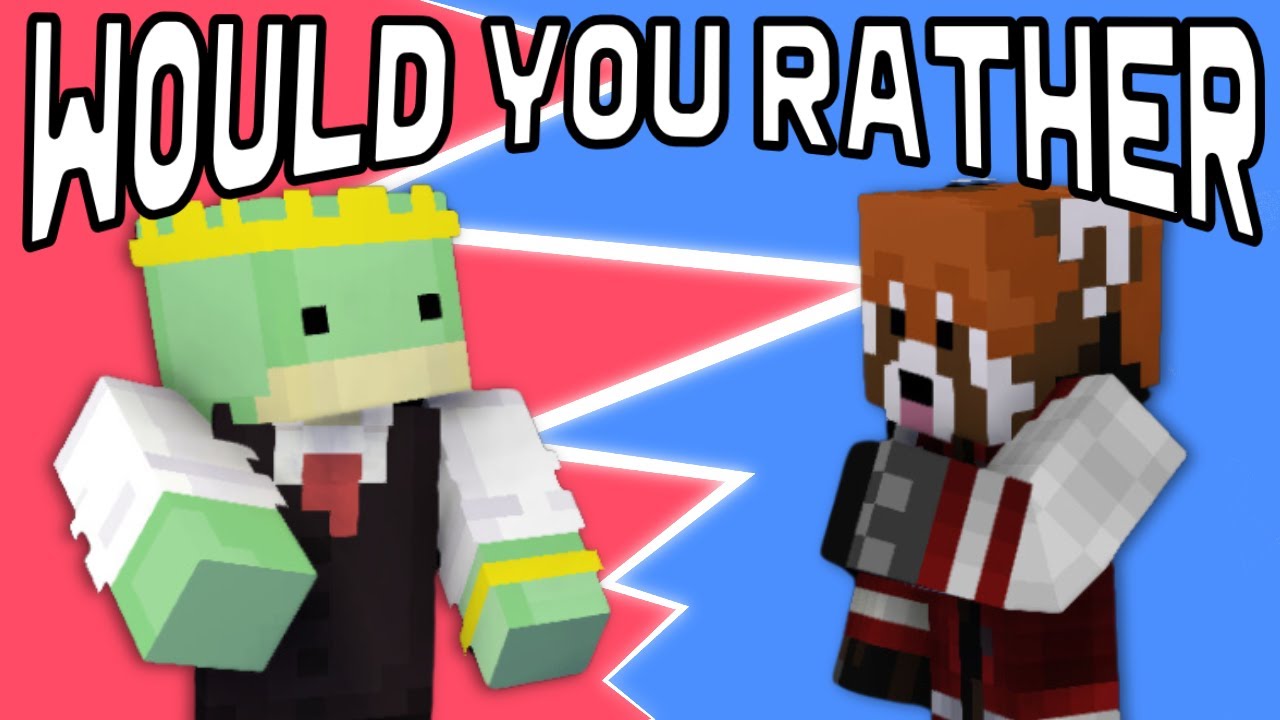 MINECRAFT "WOULD YOU RATHER" EDITION - YouTube