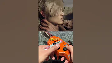 PS2 Novelty Chainsaw Controller RE4 Remake Residentevil Re4 Gaming Playstation Shorts 