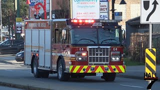 Maple Ridge Fire Rescue - Engine 2, Engine 4, & Engine 3 Responding