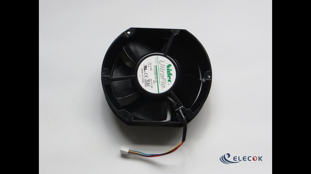 Nidec X17L24BS1M5-09 K01 24V DC 3.8A Cabinet Inverter Cooling Fan - Foto 10