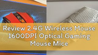 Review 2.4G Wireless Mouse 1600DPI Optical Gaming Mouse Mice 6 Keys Laptop Desktop PC Mouse For Pc