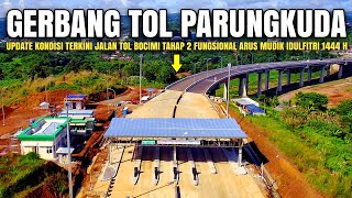 Exit Tol Parungkuda 17 April 2023 | Tol Bocimi Tahap 2 Terbaru | Arus Mudik 2023 | Sjrc F11s 4k Pro