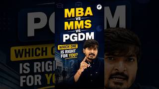 🤯MBA vs MMS vs PGDM | Which One Gives Better Placements & Salary? #mba #mms #pgdm
