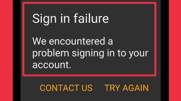 Amazon Prime Video | Fix Sign in failure  We encountered a problem signing in to your account