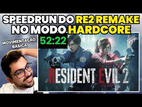 O Cara Zerou o RE2 Remake no Hardcore em 52:22 (Recorde Mundial)