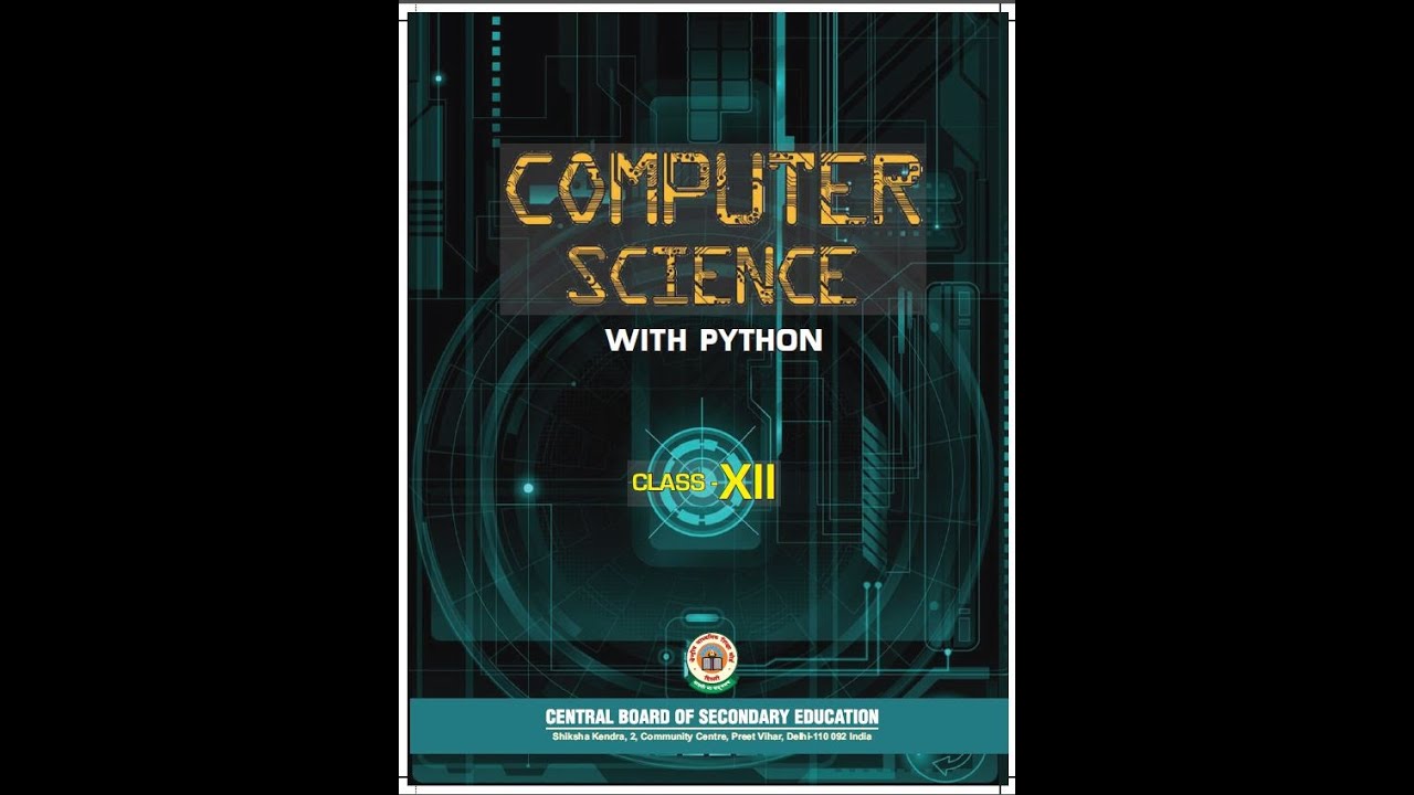 CBSE Class XII | Unit 1 Review of Python & Concept of OOPs | Ex 8c ...