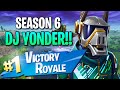 Season 6 "DJ Yonder" Skin!! (12 Kill Solo Victory) - Fortnite: Battle Royale Gameplay