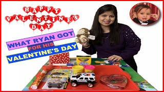 Ryan's Surprise Valentine's Day Haul | Ryan's Valentine Gifts | Valentines Day Gift Ideas for Kids