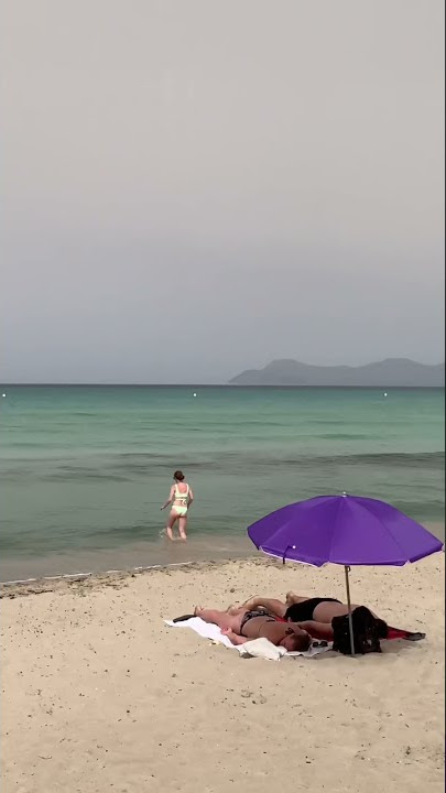 MALLORCA BEST BEACHES No 9 Platja du Muro - nudist Beach
