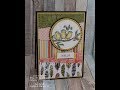 Patchwork Card using Free As A Bird from Stampin&#39; Up!