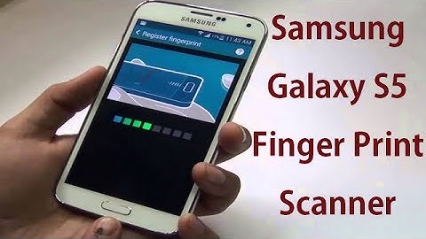 Samsung Galaxy S5 Fingerprint Scanner Setup Tutorial And Review