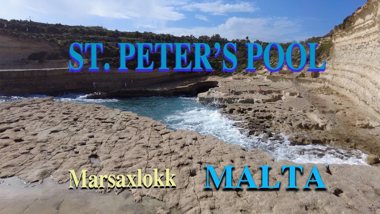 [4K] St Peter's Pool, Marsaxlokk , Malta