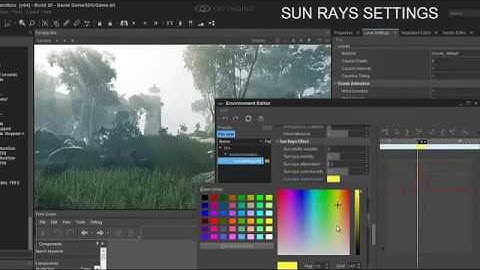 CRYENGINE V ENVIRONMENTS SETTINGS basics