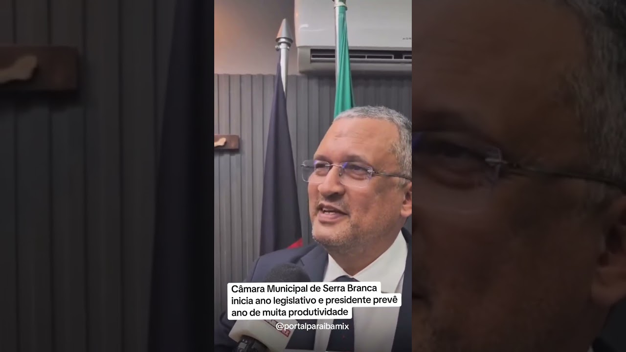 Câmara Municipal de Serra Branca inicia ano legislativo e presidente prevê ano de muita produtividad