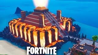 Fortnite Creative - Volcano Island Pyramid Speed Build