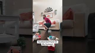 HE VACUUM! 😂👻 #couple #prank #fyp #dolls #haunted #fypシ゚viral #marriedlife #trending