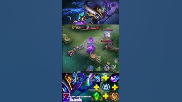 MOST POWERFUL BUILD ZHASK | ZHASK TOP GLOBAL GAMEPLAY #shorts #mlbb