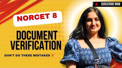 |NORCET 8 Document verification| How to upload documents| By The_NursingNavigator