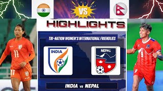 India Women 🇮🇳 vs Nepal Women 🇳🇵 | Full Match Highlights | October 27 2025