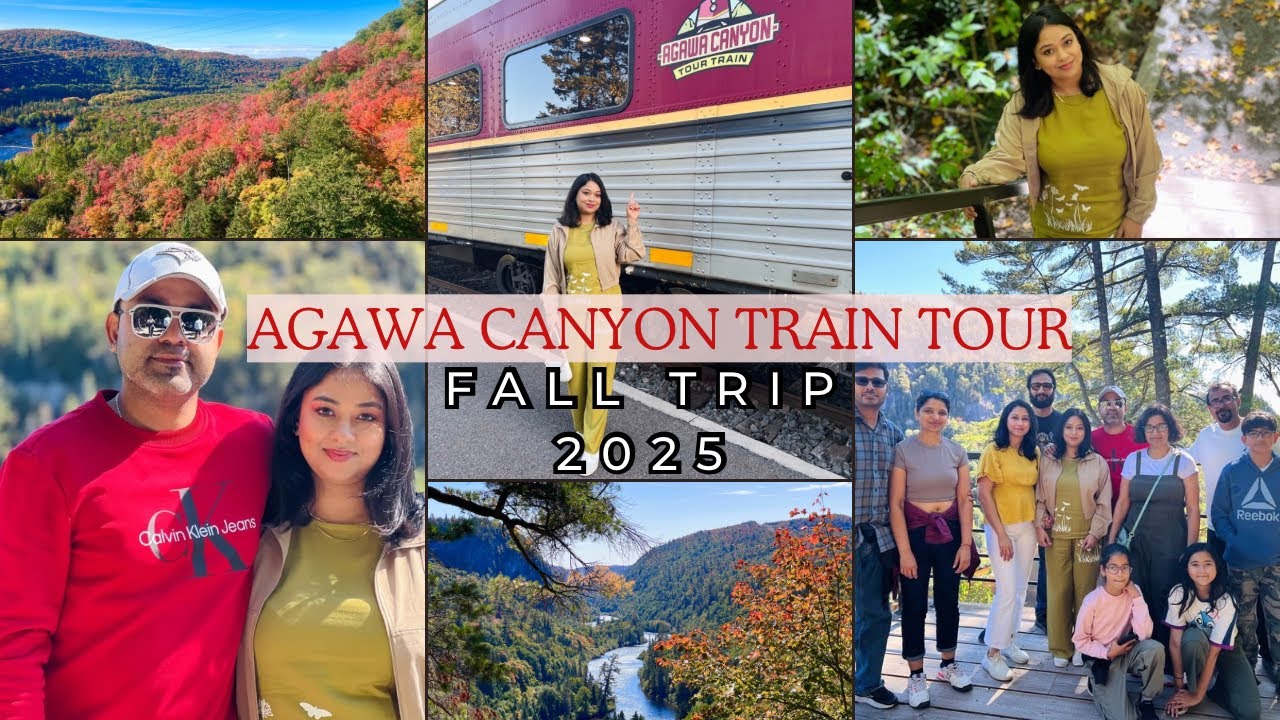 কানাডার সবচেয়ে সুন্দর ট্রেন যাত্রা🚂Agawa Canyon Fall Train Ride🍁মুগ্ধকর দৃশ্যের সাথে শরতের সৌন্দর্য