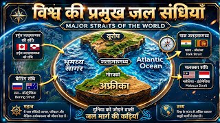 Tricky|Major Straits of the World in Hindi | विश्व के प्रमुख जलडमरूमध्य |Railway, SSC, PCS, BPSC