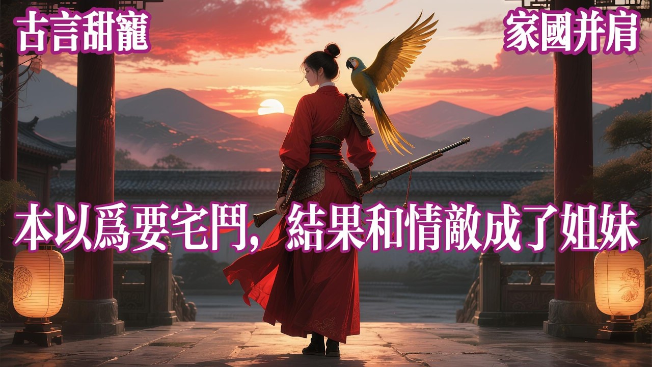 【轻松搞笑】我的夫君时淮川在边境被女将军丁璃所救。二人携手抗敌，成就一段佳话。皇帝闻讯大喜，当即赐婚丁璃为时淮川平妻。我在京中冷笑不止#有声小说 #完结文 #言情