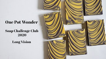 Stumbling In The Bloom One Pot Wonder Cold Process Soap (Long Vision) |June Soap Challenge Club 2020