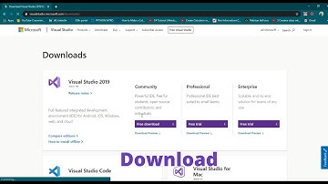C# Tutorials For beginners in Urdu/Hindi-How To Download And Install Visual Studio Community 2019