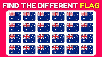 👁Discover the Unique Flag | Find the Different Flag in Europe, America, and Australia | World Flag